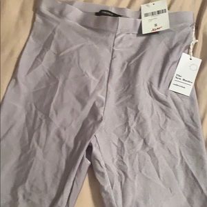 BNWT Silver Bike Shorts!!